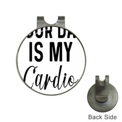 Your Dad Is My Cardio T- Shirt Your Dad Is My Cardio T- Shirt Yoga Reflexion Pose T- Shirtyoga Reflexion Pose T- Shirt Hat Clips With Golf Markers by hizuto