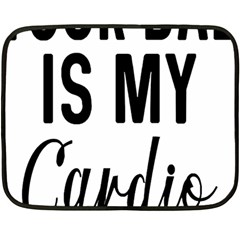 Your Dad Is My Cardio T- Shirt Your Dad Is My Cardio T- Shirt Yoga Reflexion Pose T- Shirtyoga Reflexion Pose T- Shirt Fleece Blanket (mini) by hizuto