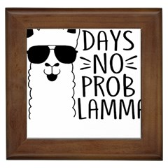 100 Days Of School T- Shirt100 Days No Prob Lamma T- Shirt Yoga Reflexion Pose T- Shirtyoga Reflexion Pose T- Shirt Framed Tile by hizuto