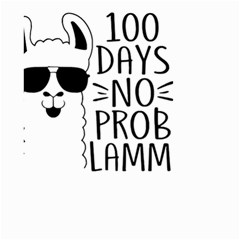 100 Days Of School T- Shirt100 Days No Prob Lamma T- Shirt Yoga Reflexion Pose T- Shirtyoga Reflexion Pose T- Shirt Small Garden Flag (two Sides) by hizuto