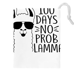 100 Days Of School T- Shirt100 Days No Prob Lamma T- Shirt Yoga Reflexion Pose T- Shirtyoga Reflexion Pose T- Shirt Drawstring Pouch (4xl) by hizuto