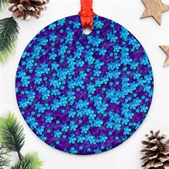 Flowers And Bloom In Perfect Lovely Harmony Ornament (round) by pepitasart