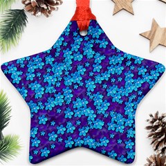 Flowers And Bloom In Perfect Lovely Harmony Ornament (star)