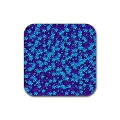 Flowers And Bloom In Perfect Lovely Harmony Rubber Coaster (square) by pepitasart