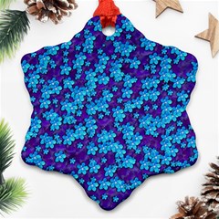 Flowers And Bloom In Perfect Lovely Harmony Ornament (snowflake)