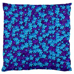 Flowers And Bloom In Perfect Lovely Harmony Large Cushion Case (one Side) by pepitasart