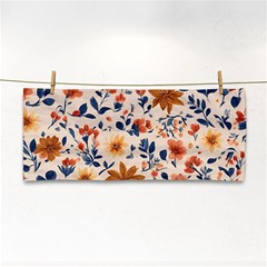 Boho Flowers Seamless Patternn Hand Towel by Jack14