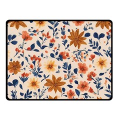 Boho Flowers Seamless Patternn Fleece Blanket (small) by Jack14