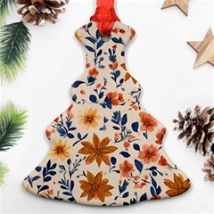 Boho Flowers Seamless Patternn Christmas Tree Ornament (two Sides) by Jack14