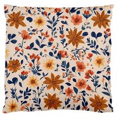 Boho Flowers Seamless Patternn Large Cushion Case (two Sides) by Jack14