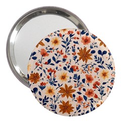 Boho Flowers Seamless Patternn 3  Handbag Mirrors by Jack14