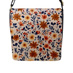 Boho Flowers Seamless Patternn Flap Closure Messenger Bag (l) by Jack14