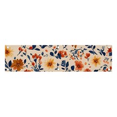 Boho Flowers Seamless Patternn Banner And Sign 4  X 1 