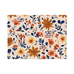 Boho Flowers Seamless Patternn Premium Plush Fleece Blanket (mini) by Jack14