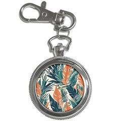 Colorful Tropical Leaf Key Chain Watches