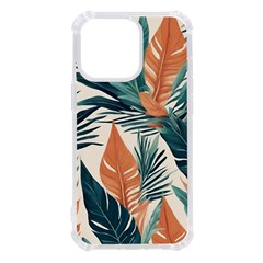 Colorful Tropical Leaf iPhone 13 Pro TPU UV Print Case