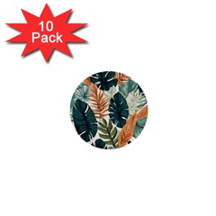 Tropical Leaf 1  Mini Buttons (10 Pack)  by Jack14