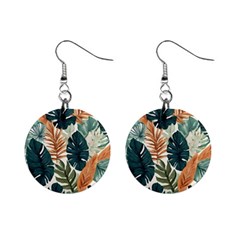 Tropical Leaf Mini Button Earrings by Jack14