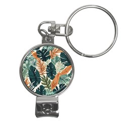 Tropical Leaf Nail Clippers Key Chain by Jack14