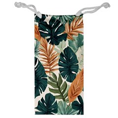 Tropical Leaf Jewelry Bag by Jack14