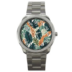 Tropical Leaf Sport Metal Watch by Jack14