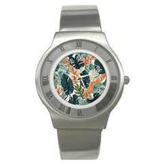 Tropical Leaf Stainless Steel Watch by Jack14