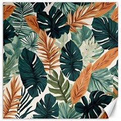 Tropical Leaf Canvas 12  X 12  by Jack14