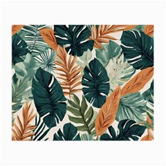 Tropical Leaf Small Glasses Cloth (2 Sides) by Jack14