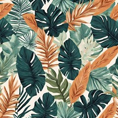 Tropical Leaf Play Mat (rectangle) by Jack14