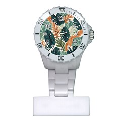 Tropical Leaf Plastic Nurses Watch by Jack14