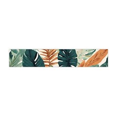 Tropical Leaf Premium Plush Fleece Scarf (mini) by Jack14