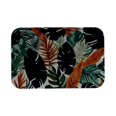 Tropical Leaf Open Lid Metal Box (silver)   by Jack14