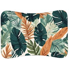 Tropical Leaf Velour Seat Head Rest Cushion by Jack14