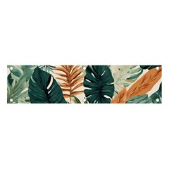 Tropical Leaf Banner And Sign 4  X 1  by Jack14