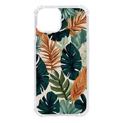 Tropical Leaf Iphone 14 Tpu Uv Print Case