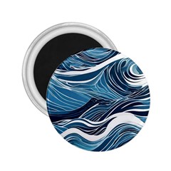 Abstract Blue Ocean Wave 2 25  Magnets by Jack14