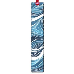 Abstract Blue Ocean Wave Large Book Marks by Jack14