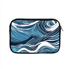 Abstract Blue Ocean Wave Apple Macbook Pro 15  Zipper Case by Jack14