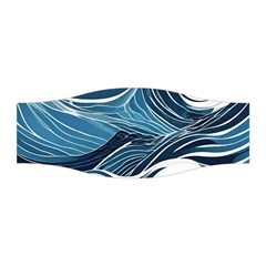 Abstract Blue Ocean Wave Stretchable Headband by Jack14