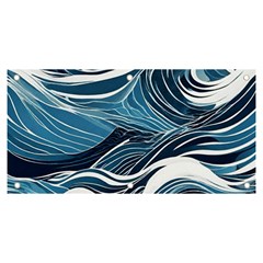 Abstract Blue Ocean Wave Banner And Sign 6  X 3  by Jack14