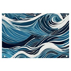 Abstract Blue Ocean Wave Banner And Sign 6  X 4  by Jack14