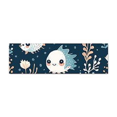 Fish Pattern Sticker (bumper) by Valentinaart