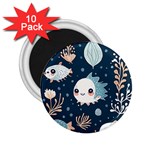 Fish pattern 2.25  Magnets (10 pack)  Front