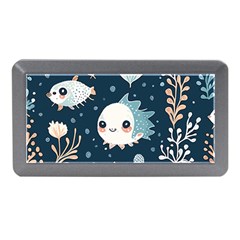 Fish Pattern Memory Card Reader (mini) by Valentinaart