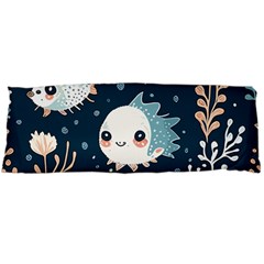 Fish Pattern Body Pillow Case (dakimakura) by Valentinaart