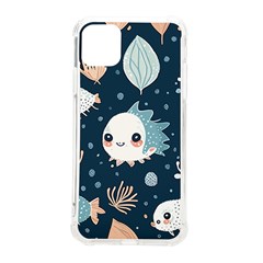 Fish Pattern Iphone 11 Pro Max 6 5 Inch Tpu Uv Print Case by Valentinaart