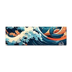 Wave Pattern Sticker Bumper (100 Pack) by Valentinaart