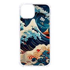 Wave Pattern Iphone 13 Tpu Uv Print Case by Valentinaart