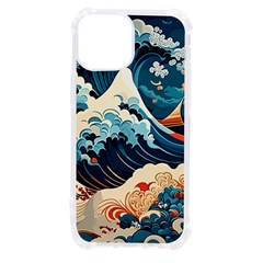 Wave Pattern Iphone 13 Mini Tpu Uv Print Case by Valentinaart