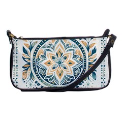 Boho Pattern Shoulder Clutch Bag by Valentinaart